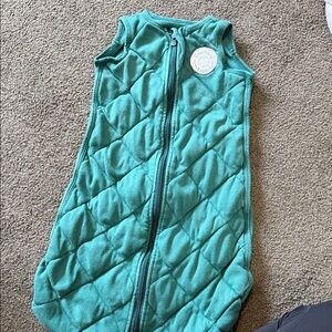 Cozy Sleeveless Quilted Sleep Sack - Teal